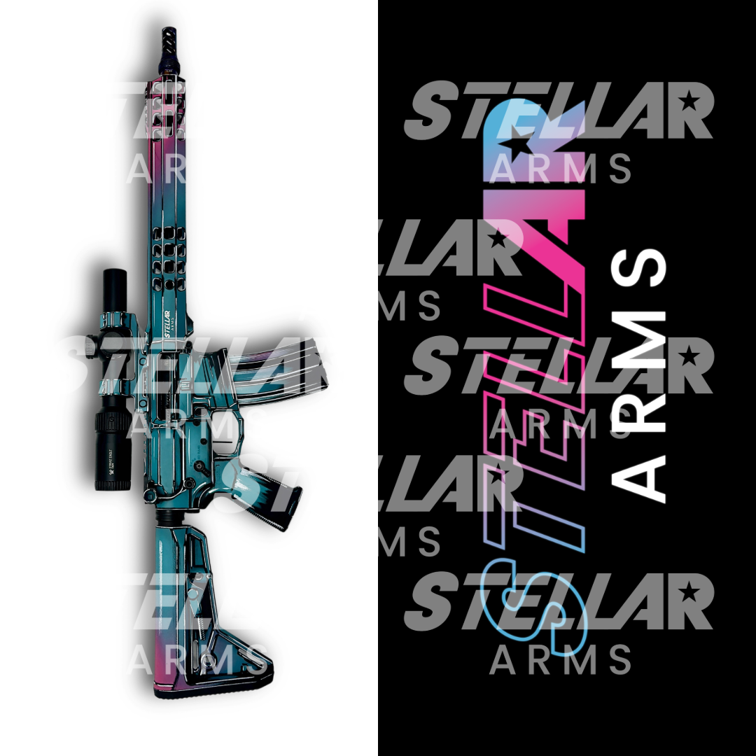 Stellar Arms Limited Edition Digital Artwork - Stellar Arms Miami Rifle
