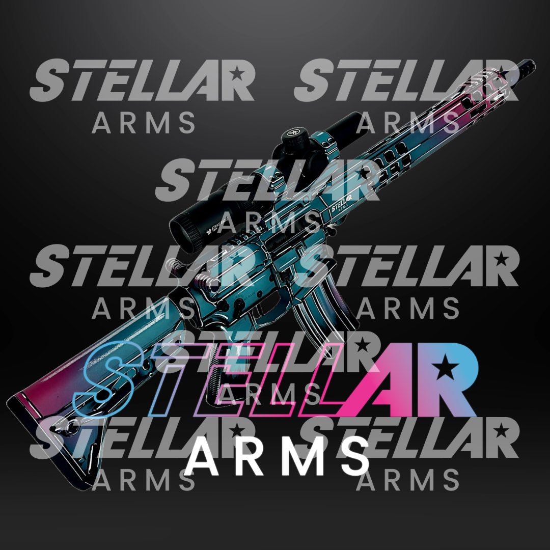 Stellar Arms Limited Edition Digital Artwork - Stellar Arms Miami Rifle Logo