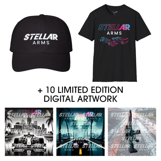 T-Shirt + Hat + 10 Limited Edition Digital Artwork